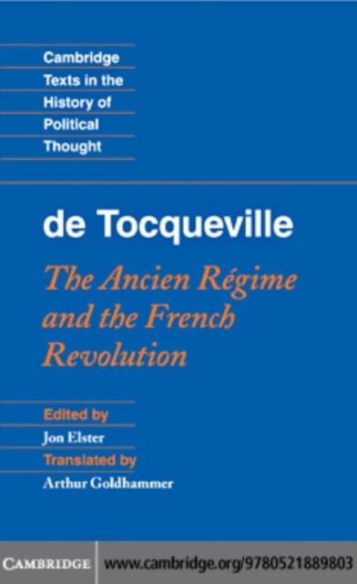 Produktbild: Tocqueville: The Ancien Regime and the French Revolution