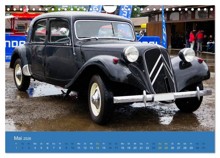 Produktbild: Citroen Traction Avant (Wandkalender 2026 DIN A4 quer), CALVENDO Monatskalender