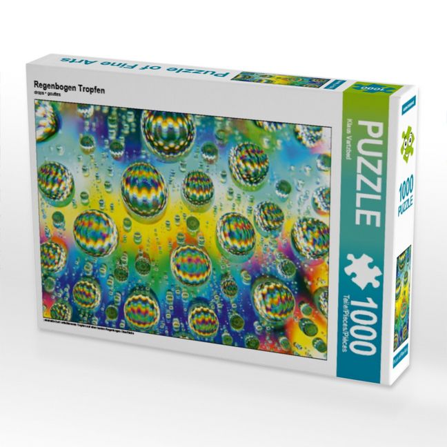 Produktbild: CALVENDO Puzzle Regenbogen Tropfen | 1000 Teile Lege-Gr&ouml;&szlig;e 64x48cm Foto-Puzzle f&uuml;r gl&uuml;ckliche Stunden