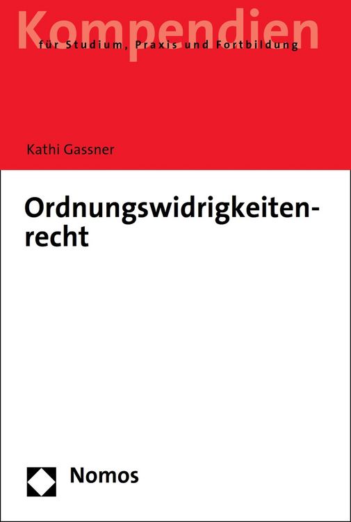 Produktbild: Ordnungswidrigkeitenrecht