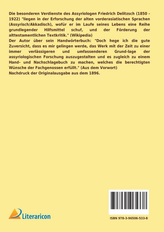 Produktbild: Assyrisches Handw&ouml;rterbuch