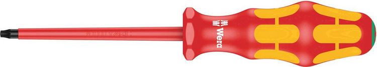Produktbild: Wera 167 i VDE Torx-Schraubendreher Gr&ouml;&szlig;e (Schraubendreher) T 25 Klingenl&auml;nge: 100 mm DIN EN 60900 1 St.