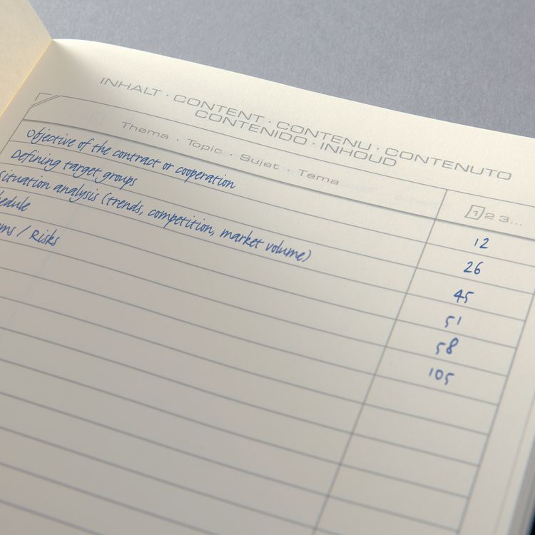 Produktbild: SIGEL CO647 Notizbuch Conceptum, ca. A4, liniert, Hardcover, dunkelblau