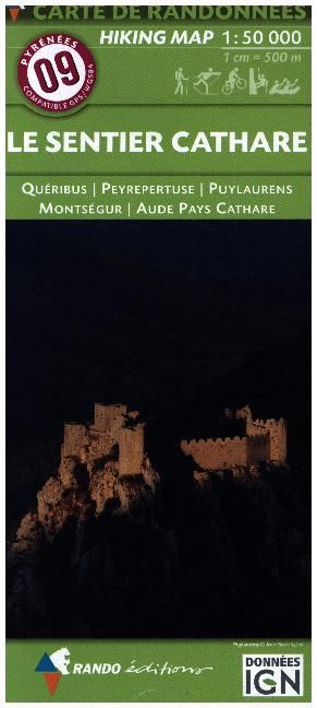 Produktbild: Pyr&eacute;n&eacute;es Carte 9 Sentier Cathare - Queribus