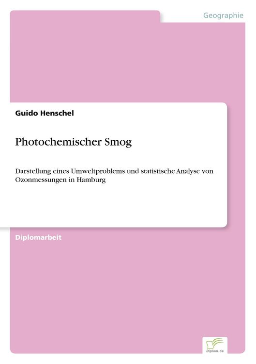 Produktbild: Photochemischer Smog