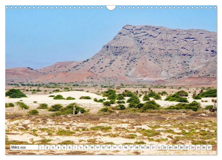 Produktbild: Boa Vista - die drittgr&ouml;&szlig;te Kapverdische Insel (Wandkalender 2026 DIN A3 quer), CALVENDO Monatskalender