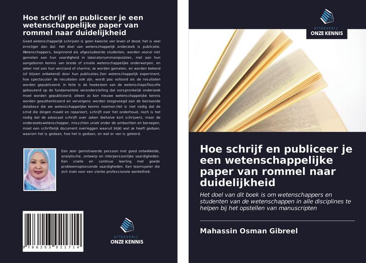 Produktbild: Hoe schrijf en publiceer je een wetenschappelijke paper van rommel naar duidelijkheid
