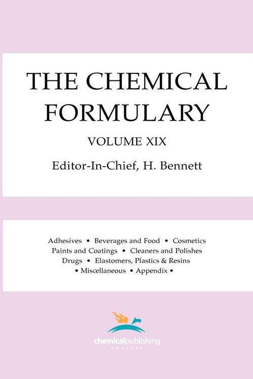 Produktbild: The Chemical Formulary, Volume 19