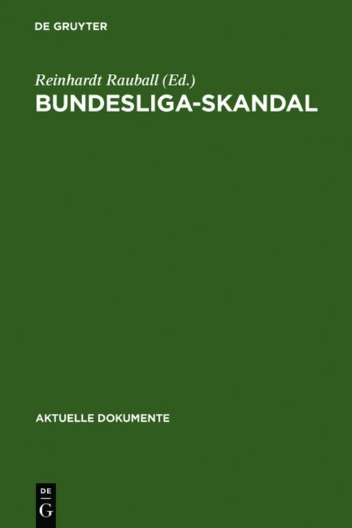 Produktbild: Bundesliga-Skandal