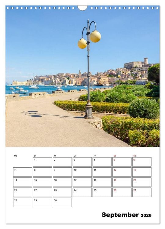 Produktbild: Gaeta Italien (Wandkalender 2026 DIN A3 hoch), CALVENDO Monatskalender