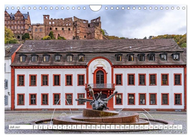 Produktbild: Baden-W&uuml;rttemberg - Heidelberg (Wandkalender 2027 DIN A4 quer), CALVENDO Monatskalender