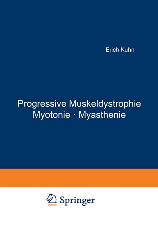 Produktbild: Progressive Muskeldystrophie Myotonie &middot; Myasthenie