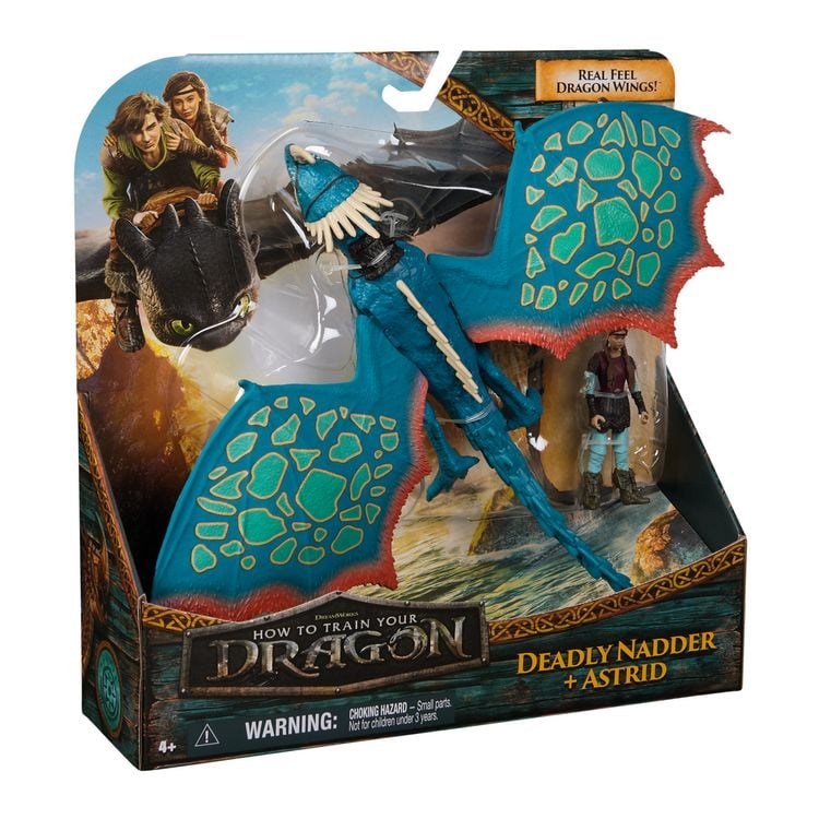 Produktbild: Drachenz&auml;hmen leicht gemacht - Wikinger & Drachen Actionfiguren-Set, Sturmpfeil & Astrid&nbsp;