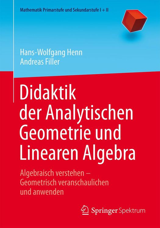 Produktbild: Didaktik der Analytischen Geometrie und Linearen Algebra