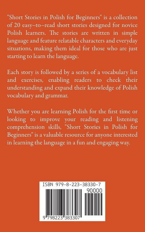 Produktbild: Short Stories in Polish for Beginners
