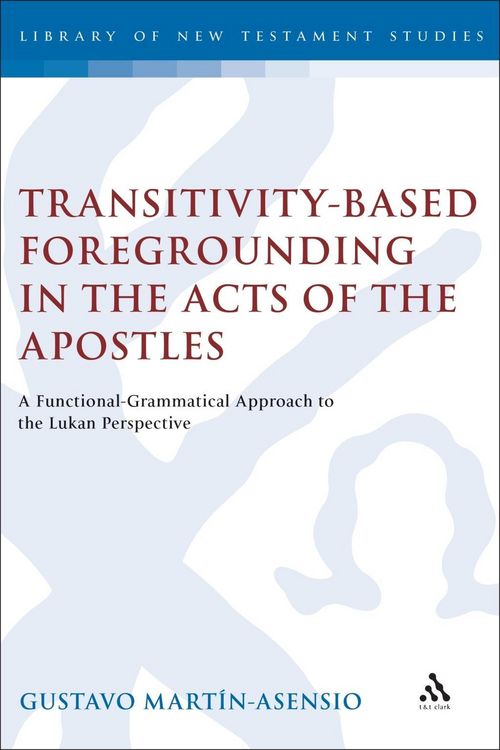 Produktbild: Transitivity-Based Foregrounding in the Acts of the Apostles