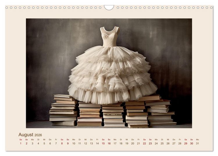 Produktbild: B&uuml;cherzauber (Wandkalender 2026 DIN A3 quer), CALVENDO Monatskalender