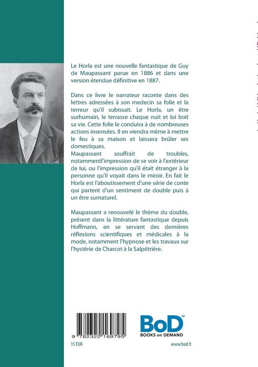 Produktbild: Le Horla (&eacute;dition int&eacute;grale et d&eacute;finitive de 1887)