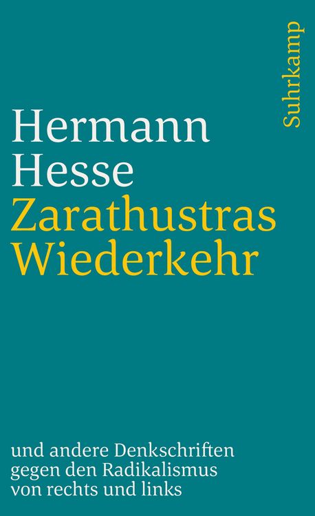 Produktbild: Zarathustras Wiederkehr