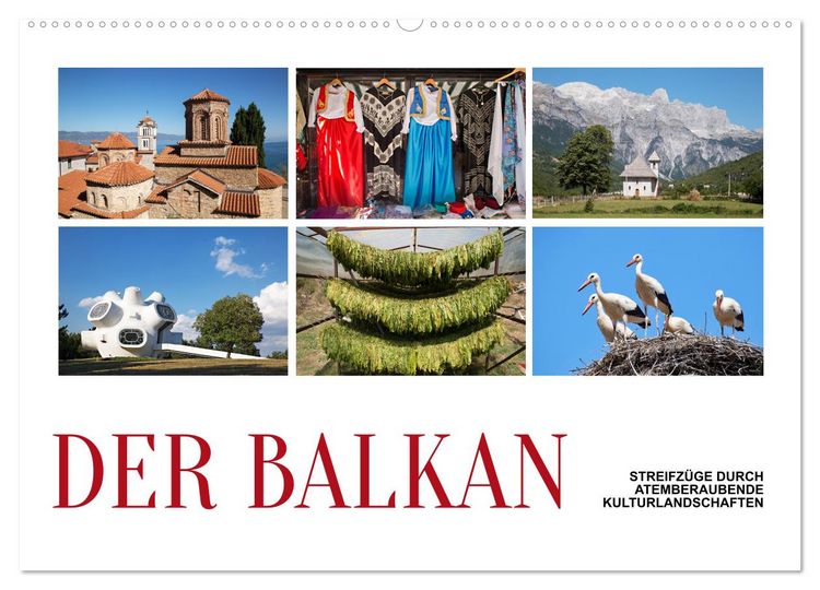 Produktbild: Der Balkan - Streifz&uuml;ge durch atemberaubende Kulturlandschaften (Wandkalender 2026 DIN A2 quer), CALVENDO Monatskalender