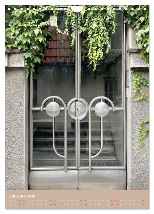 Produktbild: Doors of Belgrade (Wall Calendar 2026 DIN A4 portrait), CALVENDO 12 Month Wall Calendar