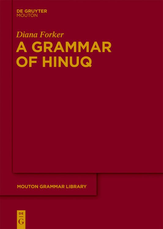 Produktbild: A Grammar of Hinuq