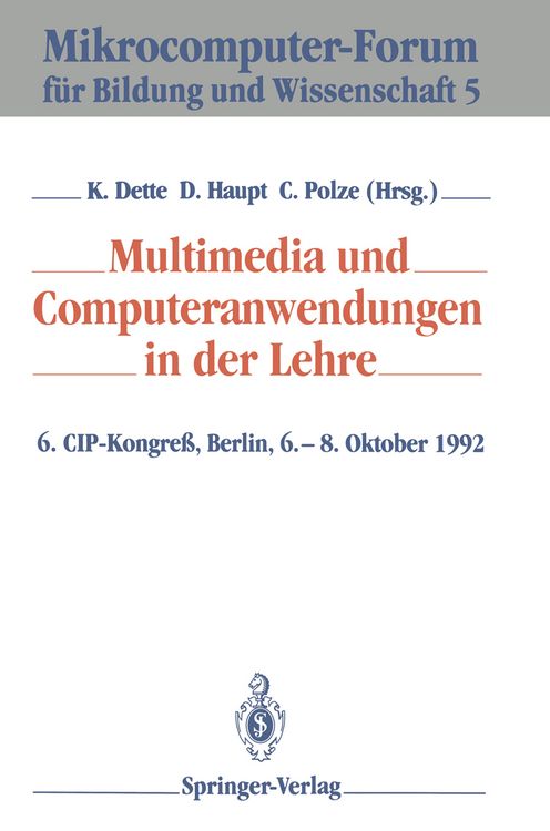 Produktbild: Multimedia und Computeranwendungen in der Lehre