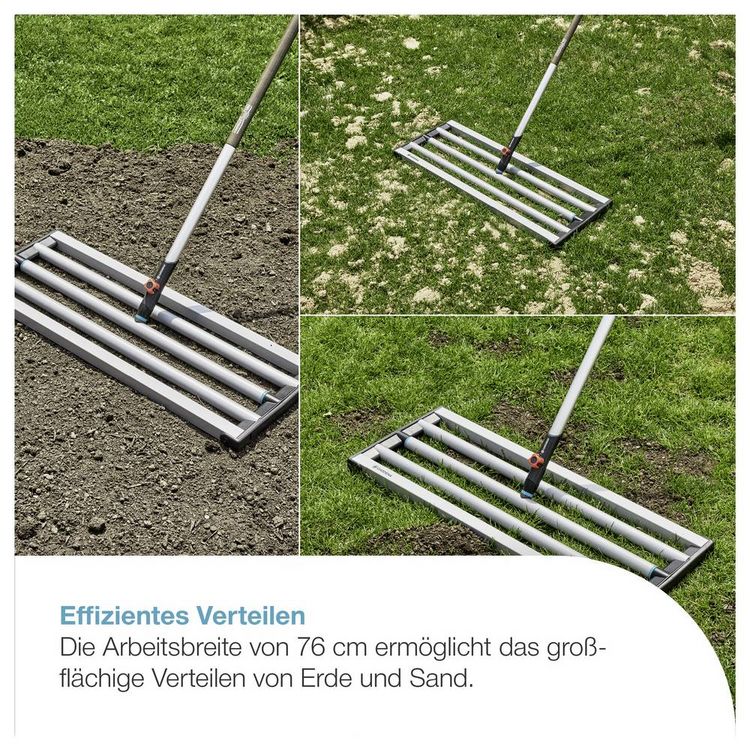 Produktbild: GARDENA 03569-20 Rasenrakel Arbeitsbreite 76cm