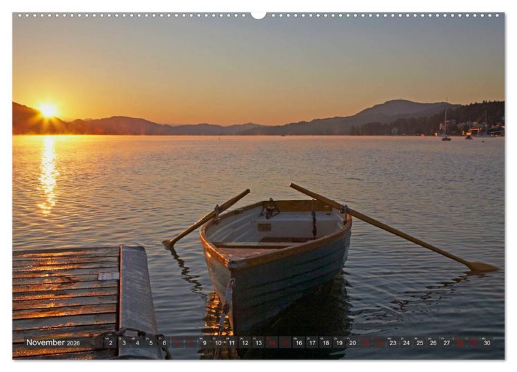 Produktbild: Der W&ouml;rthersee - &Ouml;sterreichs Riviera (hochwertiger Premium Wandkalender 2026 DIN A2 quer), Kunstdruck in Hochglanz