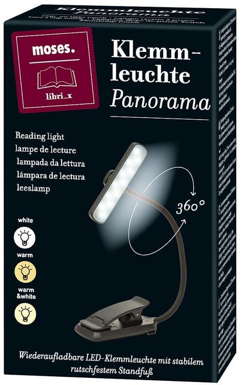 Produktbild: moses. libri_x Leselicht Panorama