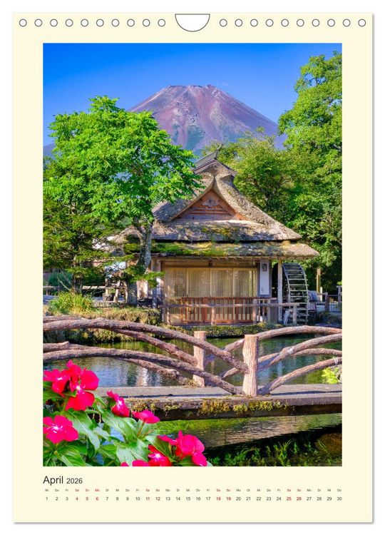 Produktbild: Japan - Moderne mit Religion (Wandkalender 2026 DIN A4 hoch), CALVENDO Monatskalender