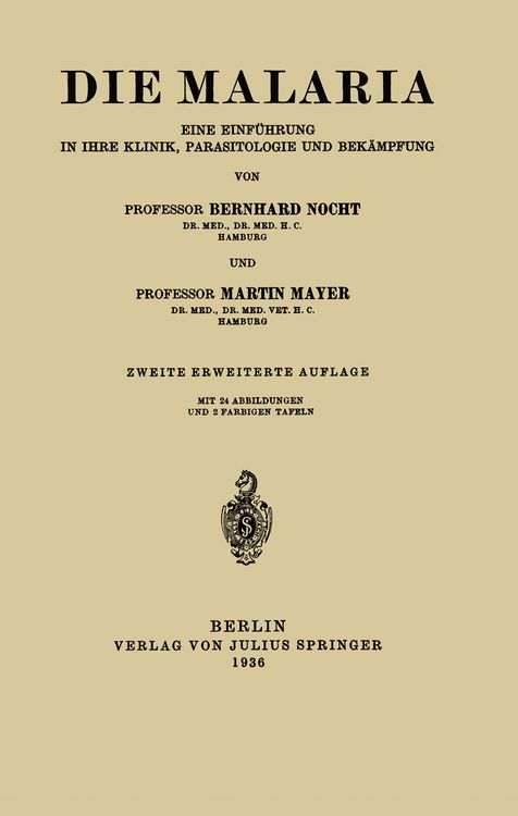 Produktbild: Die Malaria