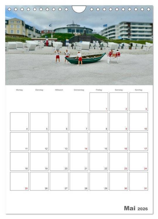 Produktbild: Wangerooge anders erleben (Wandkalender 2026 DIN A4 hoch), CALVENDO Monatskalender