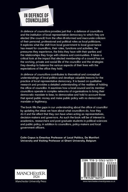 Produktbild: In defence of councillors