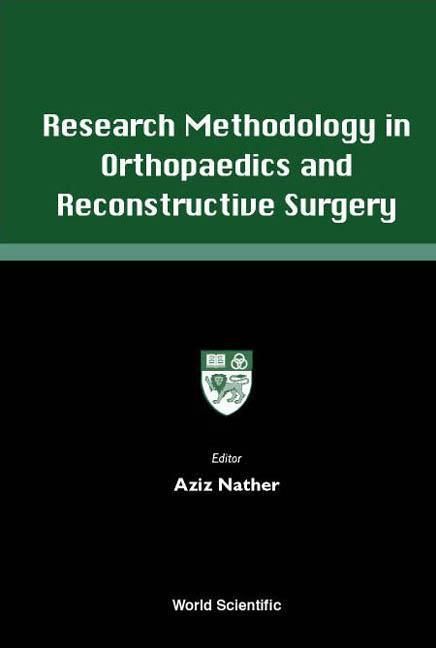 Produktbild: Research Methodology in Orthopaedics and Reconstructive Surgery