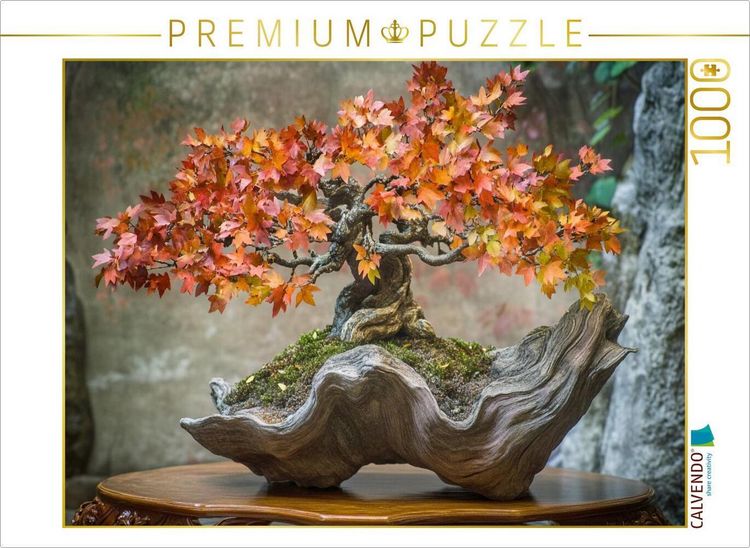 Produktbild: CALVENDO Puzzle Bonsai - Die Seele der Natur | 1000 Teile Lege-Gr&ouml;&szlig;e 64x48cm Foto-Puzzle f&uuml;r gl&uuml;ckliche Stunden