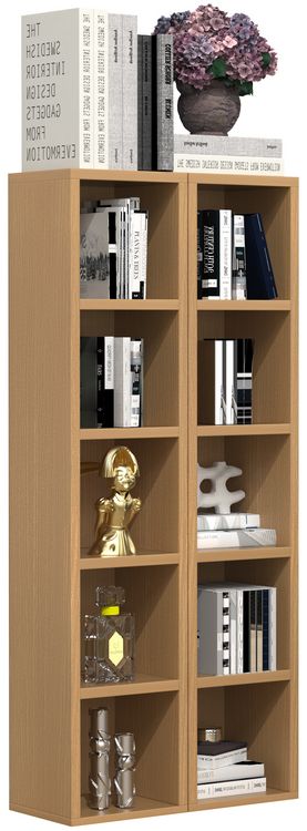 Produktbild: Holz CD DVD Stand Aufbewahrung Deko Regal Megosa S