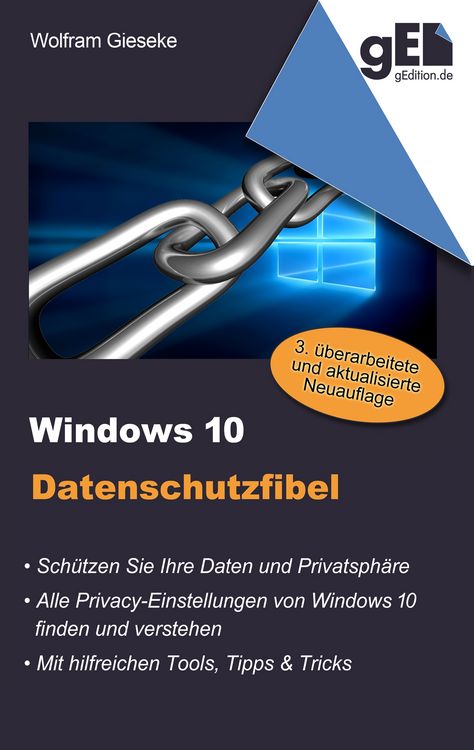 Produktbild: Windows 10 Datenschutzfibel