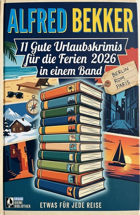 Produktbild: 11 Gute Urlaubskrimis f&uuml;r die Ferien 2026 in einem Band