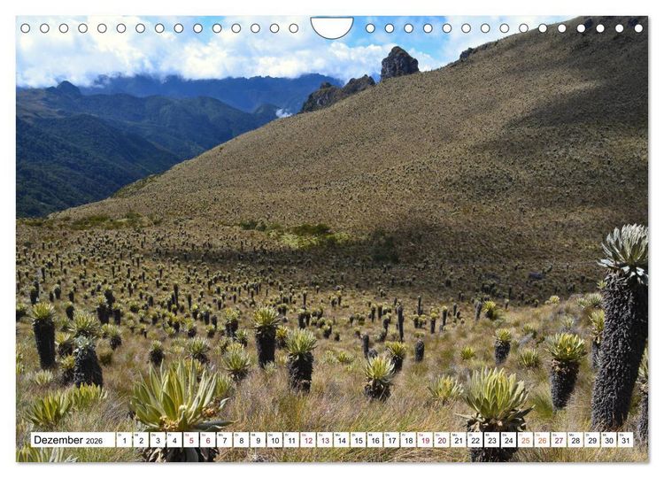Produktbild: Naturparadies Kolumbien - Landschaften zum Tr&auml;umen (Wandkalender 2026 DIN A4 quer), CALVENDO Monatskalender