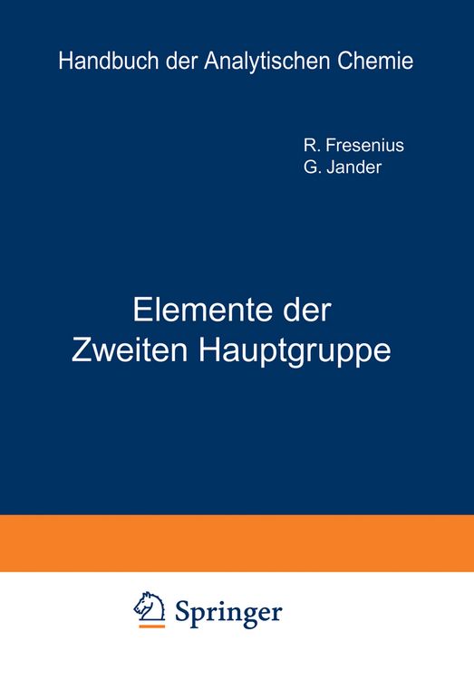 Produktbild: Elemente der Ƶweiten Hauptgruppe