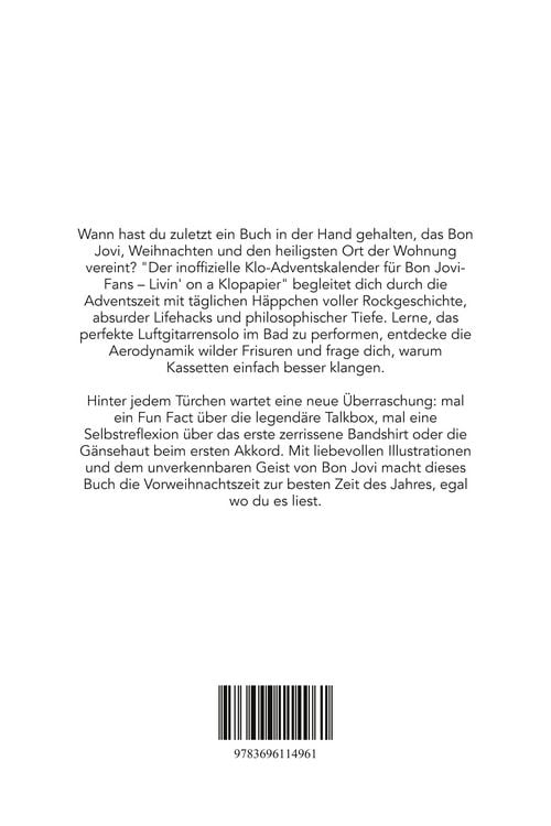 Produktbild: Der inoffizielle Klo-Adventskalender f&uuml;r Bon Jovi-Fans
