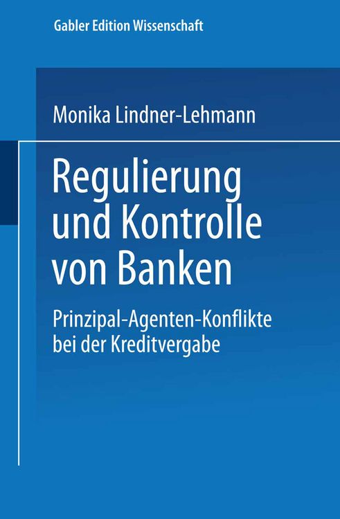 Produktbild: Regulierung und Kontrolle von Banken