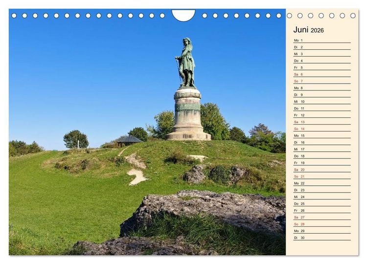 Produktbild: Burgund - Das gr&uuml;ne Herz Frankreichs (Wandkalender 2026 DIN A4 quer), CALVENDO Monatskalender