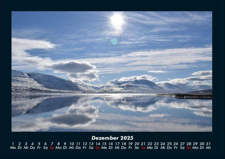 Produktbild: Landschaftskalender 2025 Fotokalender DIN A4