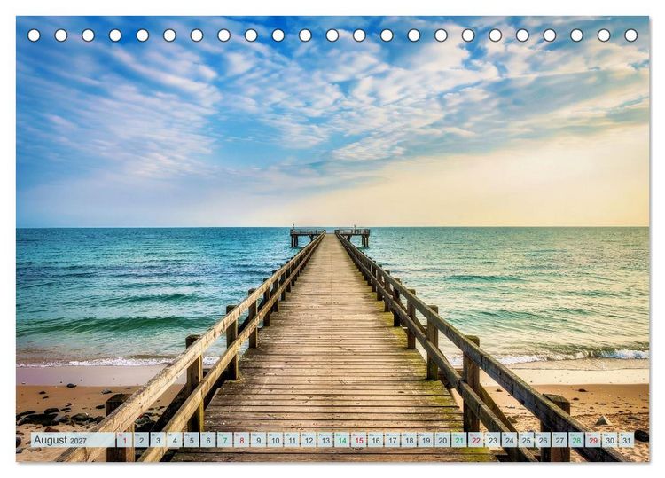 Produktbild: Ostsee Momente (Tischkalender 2027 DIN A5 quer), CALVENDO Monatskalender