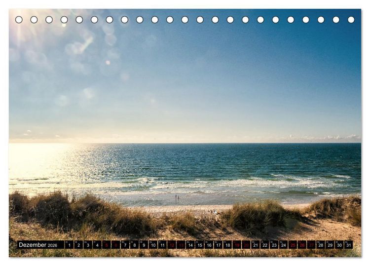 Produktbild: Sylt - Das nordfriesische Ereignis (Tischkalender 2026 DIN A5 quer), CALVENDO Monatskalender