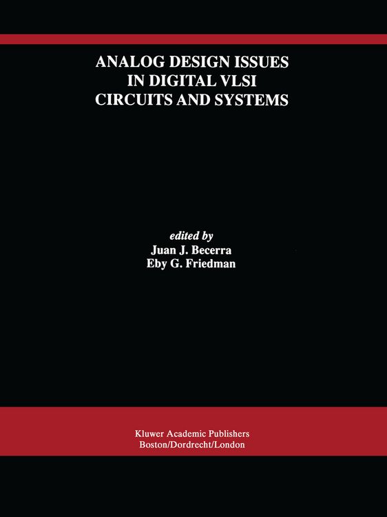 Produktbild: Analog Design Issues in Digital VLSI Circuits and Systems