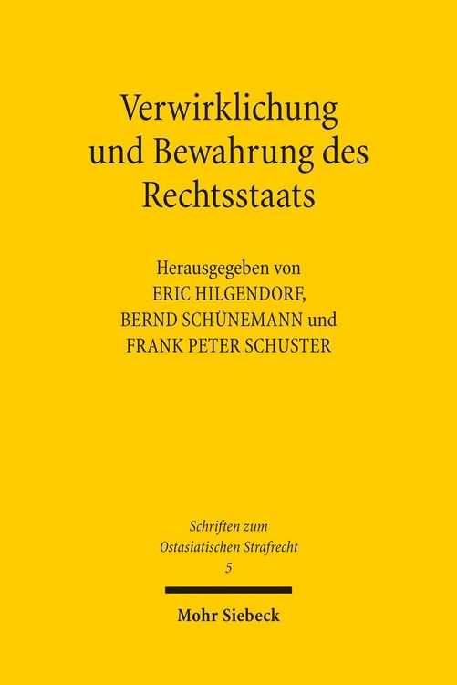 Produktbild: Verwirklichung und Bewahrung des Rechtsstaats