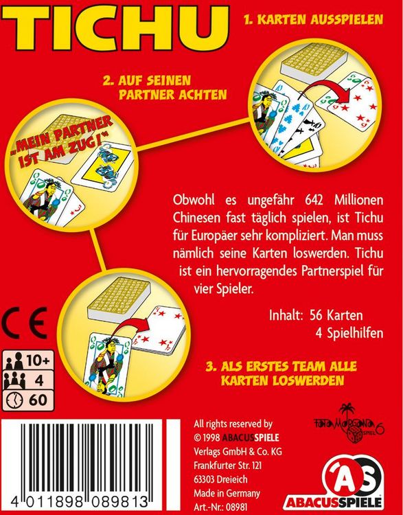 Produktbild: Abacusspiele - Tichu